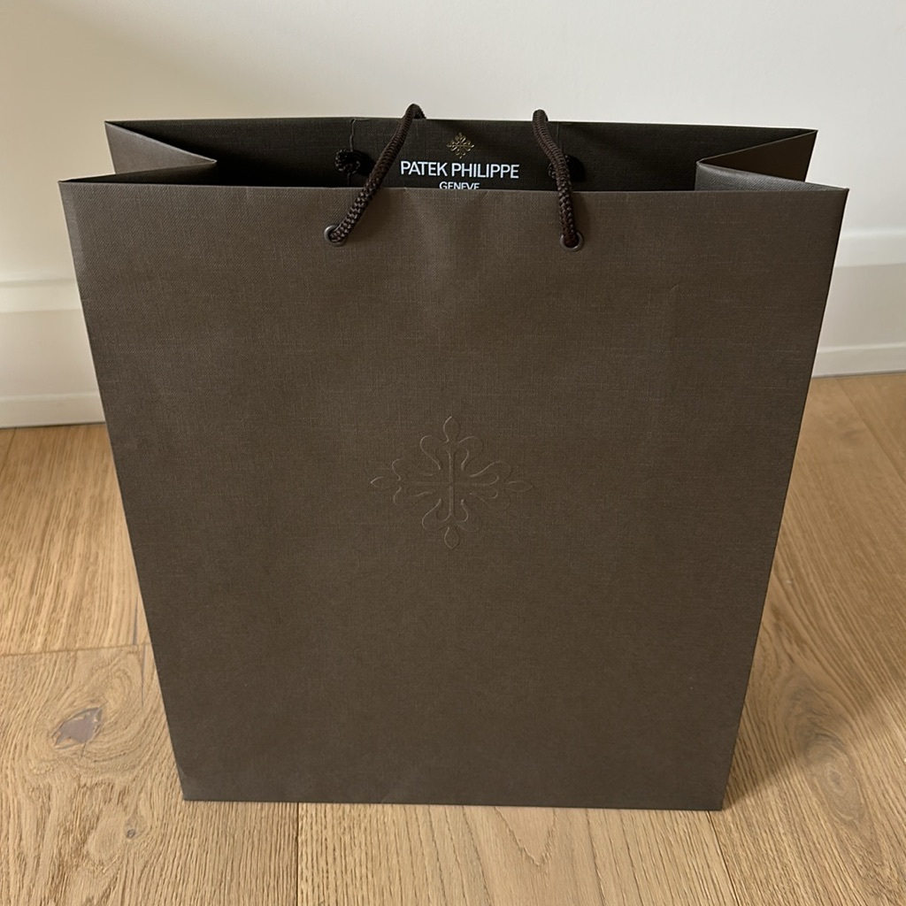 Patek Philippe Brown Shopping Bag  Gift Bag 15x125x510 Inches